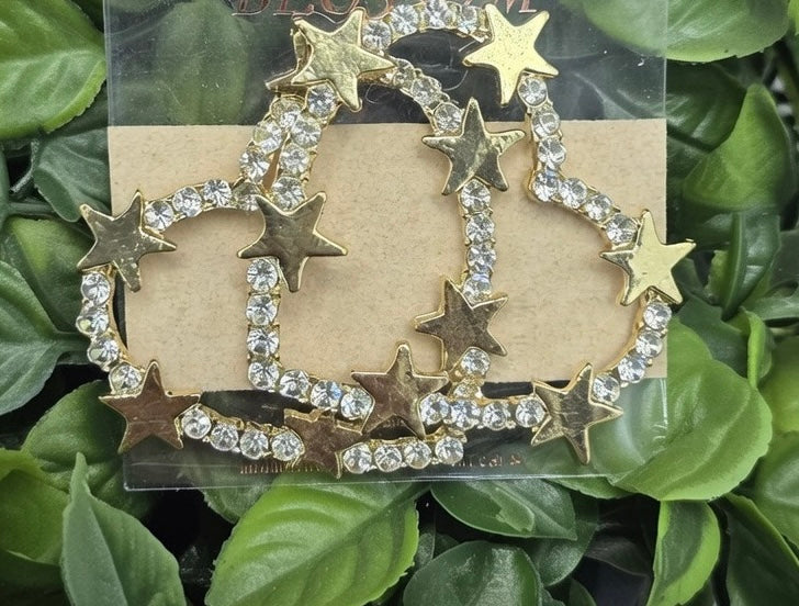 AMB Beautiful Diamond Heart Earrings